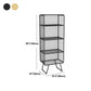 Luxury Bookshelf Metal Glam Style Closed Back Bookcase for Office and Study Room Clearhalo 'Bookcases' 'furn' 'furn_bookcases' 'Furniture' 'furniture_bookcases' 'kitchen' 'kitchen_bookcases' 'Living Room Furniture' 'Office Furniture' 4804060