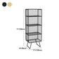 Luxury Bookshelf Metal Glam Style Closed Back Bookcase for Office and Study Room Clearhalo 'Bookcases' 'furn' 'furn_bookcases' 'Furniture' 'furniture_bookcases' 'kitchen' 'kitchen_bookcases' 'Living Room Furniture' 'Office Furniture' 4804061