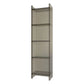 10"W Bookshelf Acrylic Glam Style Closed Back Bookcase for Office and Study Room 15.7"L x 9.8"W x 59.8"H Grey Clearhalo 'Bookcases' 'furn' 'furn_bookcases' 'Furniture' 'furniture_bookcases' 'kitchen' 'kitchen_bookcases' 'Living Room Furniture' 'Office Furniture' 4804075