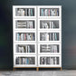 Glam Closed Back Standard Bookcase Manufactured Wood Bookcase with Glass Doors Clearhalo 'Bookcases' 'furn' 'furn_bookcases' 'Furniture' 'furniture_bookcases' 'kitchen' 'kitchen_bookcases' 'Living Room Furniture' 'Office Furniture' 4804148