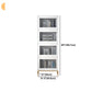 Glam Closed Back Standard Bookcase Manufactured Wood Bookcase with Glass Doors Clearhalo 'Bookcases' 'furn' 'furn_bookcases' 'Furniture' 'furniture_bookcases' 'kitchen' 'kitchen_bookcases' 'Living Room Furniture' 'Office Furniture' 4804150