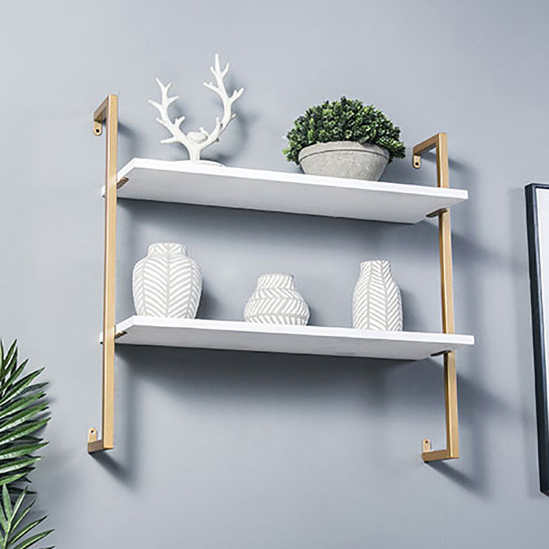 Industrial Wall Unit Bookshelf Metal Frame Solid Wood Shelf Bookshelf Clearhalo 'Bookcases' 'Furniture' 'furniture_bookcases' 'kitchen' 'kitchen_bookcases' 'Living Room Furniture' 'Office Furniture' 4804155