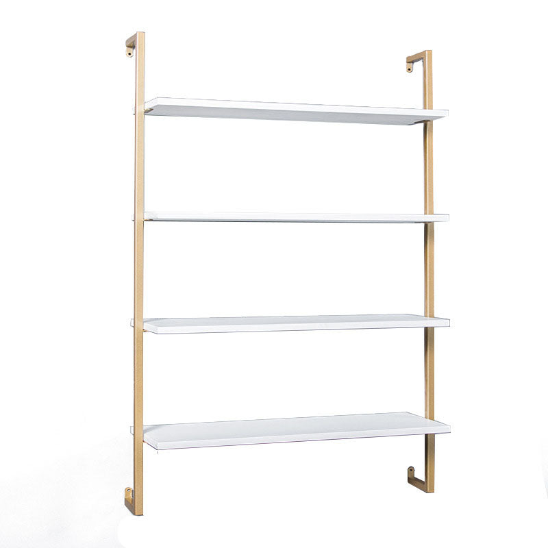 Industrial Wall Unit Bookshelf Metal Frame Solid Wood Shelf Bookshelf Clearhalo 'Bookcases' 'Furniture' 'furniture_bookcases' 'kitchen' 'kitchen_bookcases' 'Living Room Furniture' 'Office Furniture' 4804164
