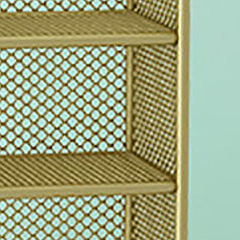 Glam Iron Standard Bookshelf Vertical Closed Back Bookshelf for Home Clearhalo 'Bookcases' 'furn' 'furn_bookcases' 'Furniture' 'furniture_bookcases' 'kitchen' 'kitchen_bookcases' 'Living Room Furniture' 'Office Furniture' 4804204