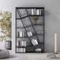 11.81"W Bookcase Glam Style Open Back Bookcase for Study Room Home Office Clearhalo 'Bookcases' 'furn' 'furn_bookcases' 'Furniture' 'furniture_bookcases' 'kitchen' 'kitchen_bookcases' 'Living Room Furniture' 'Office Furniture' 4804223