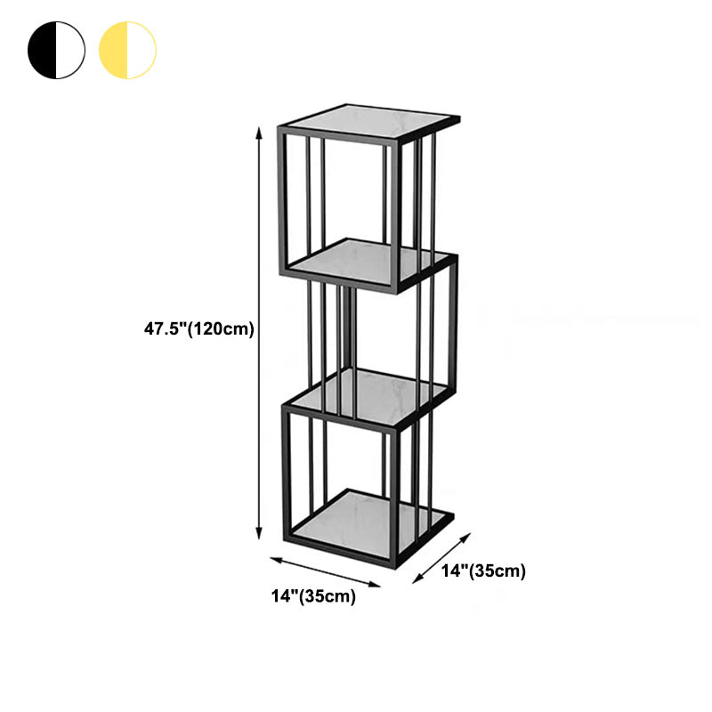 Open Vertical Etagere Bookshelf Industrial Iron Frame Manufactured Wood Shelf Bookshelf Clearhalo 'Bookcases' 'furn' 'furn_bookcases' 'Furniture' 'furniture_bookcases' 'kitchen' 'kitchen_bookcases' 'Living Room Furniture' 'Office Furniture' 4804260
