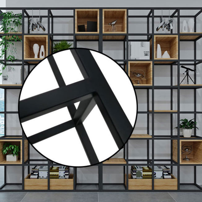 9.84"W Bookcase Industrial Style Open Back Bookcase for Study Room Home Office Clearhalo 'Bookcases' 'furn' 'furn_bookcases' 'Furniture' 'furniture_bookcases' 'kitchen' 'kitchen_bookcases' 'Living Room Furniture' 'Office Furniture' 4804304