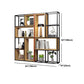 9.84"W Bookcase Industrial Style Open Back Bookcase for Study Room Home Office Clearhalo 'Bookcases' 'furn' 'furn_bookcases' 'Furniture' 'furniture_bookcases' 'kitchen' 'kitchen_bookcases' 'Living Room Furniture' 'Office Furniture' 4804314