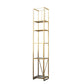 Industrial Vertical Open Etagere Bookshelf Iron Frame Manufactured Wood Shelf Bookshelf Clearhalo 'Bookcases' 'furn' 'furn_bookcases' 'Furniture' 'furniture_bookcases' 'kitchen' 'kitchen_bookcases' 'Living Room Furniture' 'Office Furniture' 4804352