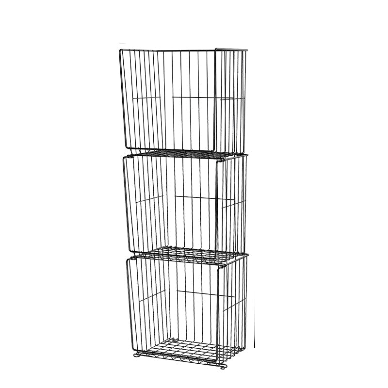 Black and White Industrial Bookshelf Iron Bookshelf with Caster Wheels 12.4"L x 9.4"W x 37.2"H Black Clearhalo 'Bookcases' 'furn' 'furn_bookcases' 'Furniture' 'furniture_bookcases' 'kitchen' 'kitchen_bookcases' 'Living Room Furniture' 'Office Furniture' 4804379