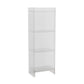 9.84"W Bookshelf Glam Style Closed Back Acrylic Bookcase for Office and Study Room 15.7"L x 9.8"W x 46.5"H Clear Clearhalo 'Bookcases' 'furn' 'furn_bookcases' 'Furniture' 'furniture_bookcases' 'kitchen' 'kitchen_bookcases' 'Living Room Furniture' 'Office Furniture' 4804411