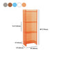 9.84"W Bookshelf Glam Style Closed Back Acrylic Bookcase for Office and Study Room Clearhalo 'Bookcases' 'furn' 'furn_bookcases' 'Furniture' 'furniture_bookcases' 'kitchen' 'kitchen_bookcases' 'Living Room Furniture' 'Office Furniture' 4804414