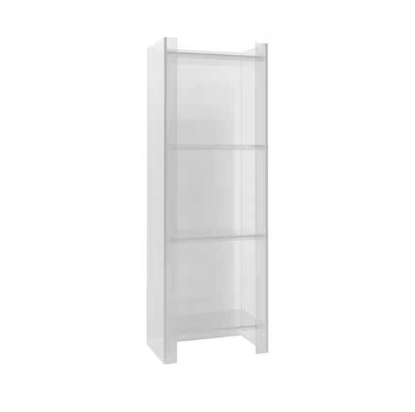 9.84"W Bookshelf Acrylic Glam Style Closed Back Bookcase for Office and Study Room 15.7"L x 9.8"W x 46.5"H Clear Clearhalo 'Bookcases' 'furn' 'furn_bookcases' 'Furniture' 'furniture_bookcases' 'kitchen' 'kitchen_bookcases' 'Living Room Furniture' 'Office Furniture' 4804422