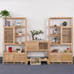Natural Bookshelf Solid Wood Scandinavian Style Bookcase for Home Office Clearhalo 'Bookcases' 'furn' 'furn_bookcases' 'Furniture' 'furniture_bookcases' 'kitchen' 'kitchen_bookcases' 'Living Room Furniture' 'Office Furniture' 4804489