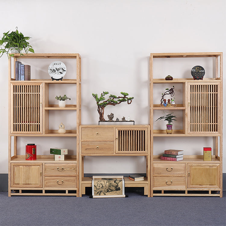 Natural Bookshelf Solid Wood Scandinavian Style Bookcase for Home Office Clearhalo 'Bookcases' 'furn' 'furn_bookcases' 'Furniture' 'furniture_bookcases' 'kitchen' 'kitchen_bookcases' 'Living Room Furniture' 'Office Furniture' 4804489
