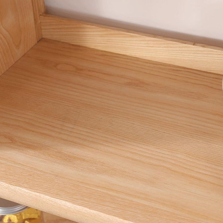 Natural Bookshelf Solid Wood Scandinavian Style Bookcase for Home Office Clearhalo 'Bookcases' 'furn' 'furn_bookcases' 'Furniture' 'furniture_bookcases' 'kitchen' 'kitchen_bookcases' 'Living Room Furniture' 'Office Furniture' 4804499