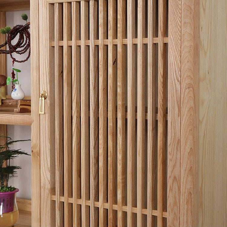 Natural Bookshelf Solid Wood Scandinavian Style Bookcase for Home Office Clearhalo 'Bookcases' 'furn' 'furn_bookcases' 'Furniture' 'furniture_bookcases' 'kitchen' 'kitchen_bookcases' 'Living Room Furniture' 'Office Furniture' 4804500