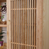 Natural Bookshelf Solid Wood Scandinavian Style Bookcase for Home Office Clearhalo 'Bookcases' 'furn' 'furn_bookcases' 'Furniture' 'furniture_bookcases' 'kitchen' 'kitchen_bookcases' 'Living Room Furniture' 'Office Furniture' 4804500