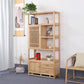 Natural Bookshelf Solid Wood Scandinavian Style Bookcase for Home Office Clearhalo 'Bookcases' 'furn' 'furn_bookcases' 'Furniture' 'furniture_bookcases' 'kitchen' 'kitchen_bookcases' 'Living Room Furniture' 'Office Furniture' 4804501