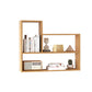 Scandinavian Solid Wood Wall Unit Bookshelf Closed Back Bookshelf for Bedroom 23.6"L x 7.9"W x 25.6"H Natural Clearhalo 'Bookcases' 'furn' 'furn_bookcases' 'Furniture' 'furniture_bookcases' 'kitchen' 'kitchen_bookcases' 'Living Room Furniture' 'Office Furniture' 4804529