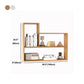 Scandinavian Solid Wood Wall Unit Bookshelf Closed Back Bookshelf for Bedroom Clearhalo 'Bookcases' 'furn' 'furn_bookcases' 'Furniture' 'furniture_bookcases' 'kitchen' 'kitchen_bookcases' 'Living Room Furniture' 'Office Furniture' 4804542