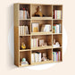 Scandinavian Style Bookshelf Solid Wood Closed Back Bookcase for Home Office Clearhalo 'Bookcases' 'furn' 'furn_bookcases' 'Furniture' 'furniture_bookcases' 'kitchen' 'kitchen_bookcases' 'Living Room Furniture' 'Office Furniture' 4804546