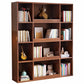Scandinavian Style Bookshelf Solid Wood Closed Back Bookcase for Home Office Clearhalo 'Bookcases' 'furn' 'furn_bookcases' 'Furniture' 'furniture_bookcases' 'kitchen' 'kitchen_bookcases' 'Living Room Furniture' 'Office Furniture' 4804550