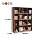 Scandinavian Style Bookshelf Solid Wood Closed Back Bookcase for Home Office Clearhalo 'Bookcases' 'furn' 'furn_bookcases' 'Furniture' 'furniture_bookcases' 'kitchen' 'kitchen_bookcases' 'Living Room Furniture' 'Office Furniture' 4804552