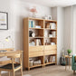 67"H Bookshelf Scandinavian Style Open Back Bookcase for Home Office Study Room Clearhalo 'Bookcases' 'furn' 'furn_bookcases' 'Furniture' 'furniture_bookcases' 'kitchen' 'kitchen_bookcases' 'Living Room Furniture' 'Office Furniture' 4804556