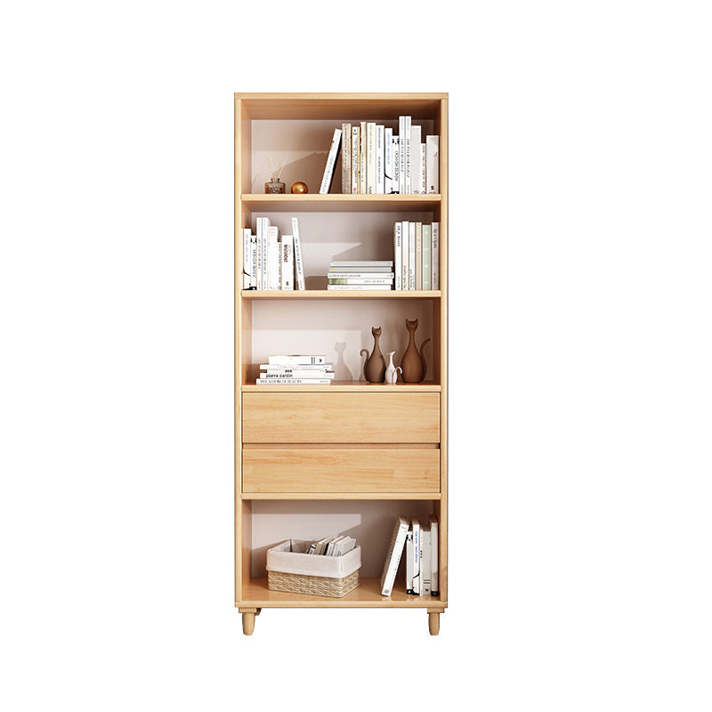 67"H Bookshelf Scandinavian Style Open Back Bookcase for Home Office Study Room Clearhalo 'Bookcases' 'furn' 'furn_bookcases' 'Furniture' 'furniture_bookcases' 'kitchen' 'kitchen_bookcases' 'Living Room Furniture' 'Office Furniture' 4804557