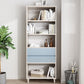 67"H Bookshelf Scandinavian Style Open Back Bookcase for Home Office Study Room Blue-White Clearhalo 'Bookcases' 'furn' 'furn_bookcases' 'Furniture' 'furniture_bookcases' 'kitchen' 'kitchen_bookcases' 'Living Room Furniture' 'Office Furniture' 4804561
