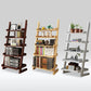 4-shelf Rubber Wood Ladder Bookshelf Modern Vertical Bookshelf for Home Clearhalo 'Bookcases' 'furn' 'furn_bookcases' 'Furniture' 'furniture_bookcases' 'kitchen' 'kitchen_bookcases' 'Living Room Furniture' 'Office Furniture' 4804580