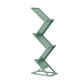 Modern Metal Etagere Bookshelf Iron Vertical Bookshelf,15.7"L x 9.8"W x 45.7"H Light Green Clearhalo 'Bookcases' 'furn' 'furn_bookcases' 'Furniture' 'furniture_bookcases' 'kitchen' 'kitchen_bookcases' 'Living Room Furniture' 'Office Furniture' 4804613