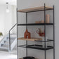 Contemporary Style Bookshelf Black Open Back Bookcase for Home Office Study Room Clearhalo 'Bookcases' 'furn' 'furn_bookcases' 'Furniture' 'furniture_bookcases' 'kitchen' 'kitchen_bookcases' 'Living Room Furniture' 'Office Furniture' 4804643