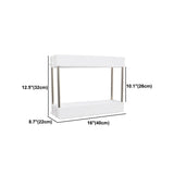 Plastic Bookshelf White Open Shelf Bookcase for Home Study Room Office Clearhalo 'Bookcases' 'furn' 'furn_bookcases' 'Furniture' 'furniture_bookcases' 'kitchen' 'kitchen_bookcases' 'Living Room Furniture' 'Office Furniture' 4804666