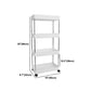 Plastic Bookshelf White Open Shelf Bookcase for Home Study Room Office Clearhalo 'Bookcases' 'furn' 'furn_bookcases' 'Furniture' 'furniture_bookcases' 'kitchen' 'kitchen_bookcases' 'Living Room Furniture' 'Office Furniture' 4804668