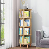 Solid Wood Bookshelf Contemporary Style Natural Bookcase for Home Office Clearhalo 'Bookcases' 'furn' 'furn_bookcases' 'Furniture' 'furniture_bookcases' 'kitchen' 'kitchen_bookcases' 'Living Room Furniture' 'Office Furniture' 4804672