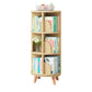 Solid Wood Bookshelf Contemporary Style Natural Bookcase for Home Office 18.1"L x 18.1"W x 40.6"H Clearhalo 'Bookcases' 'furn' 'furn_bookcases' 'Furniture' 'furniture_bookcases' 'kitchen' 'kitchen_bookcases' 'Living Room Furniture' 'Office Furniture' 4804673