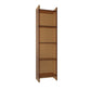 9.84"W Bookshelf Closed Back Acrylic Glam Style Bookcase for Office and Study Room 15.7"L x 9.8"W x 59.8"H Brown Clearhalo 'Bookcases' 'furn' 'furn_bookcases' 'Furniture' 'furniture_bookcases' 'kitchen' 'kitchen_bookcases' 'Living Room Furniture' 'Office Furniture' 4804721