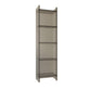 9.84"W Bookshelf Closed Back Acrylic Glam Style Bookcase for Office and Study Room 15.7"L x 9.8"W x 59.8"H Grey Clearhalo 'Bookcases' 'furn' 'furn_bookcases' 'Furniture' 'furniture_bookcases' 'kitchen' 'kitchen_bookcases' 'Living Room Furniture' 'Office Furniture' 4804724