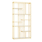 Industrial Open Etagere Bookshelf Iron Frame Manufactured Wood Shelf Bookshelf Clearhalo 'Bookcases' 'furn' 'furn_bookcases' 'Furniture' 'furniture_bookcases' 'kitchen' 'kitchen_bookcases' 'Living Room Furniture' 'Office Furniture' 4804735