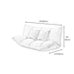 Contemporary Tight Back Convertible Sleeper Sofa Fabric Armless Sofa Clearhalo 'Furniture' 'furniture_sofas' 'kitchen' 'kitchen_sofas' 'Living Room Furniture' 'Sofa' 'sofas' 4804810