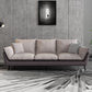 Flared Arm Sofa with 3 Pillows for Apartment and Bonus Room Dark Coffee Clearhalo 'furn' 'furn_sofas' 'Furniture' 'furniture_sofas' 'kitchen' 'kitchen_sofas' 'Living Room Furniture' 'Sofa' 'sofas' 4804864