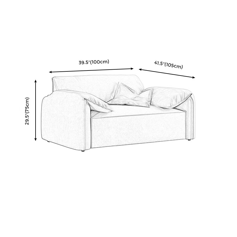 Cushions Modern Sofa 41"W Pillow Top Arm Sofa for Living Room Clearhalo 'furn' 'furn_sofas' 'Furniture' 'furniture_sofas' 'kitchen' 'kitchen_sofas' 'Living Room Furniture' 'Sofa' 'sofas' 4804911