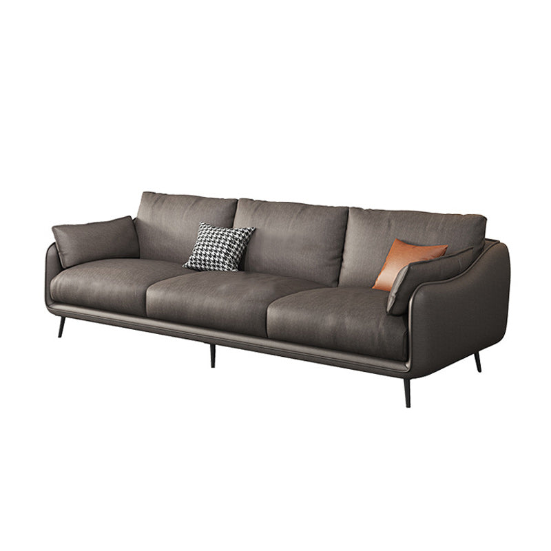 Stain Resistant Faux Leather Settee Furniture Charles Of London Sofa Clearhalo 'furn' 'furn_sofas' 'Furniture' 'furniture_sofas' 'kitchen' 'kitchen_sofas' 'Living Room Furniture' 'Sofa' 'sofas' 4804920