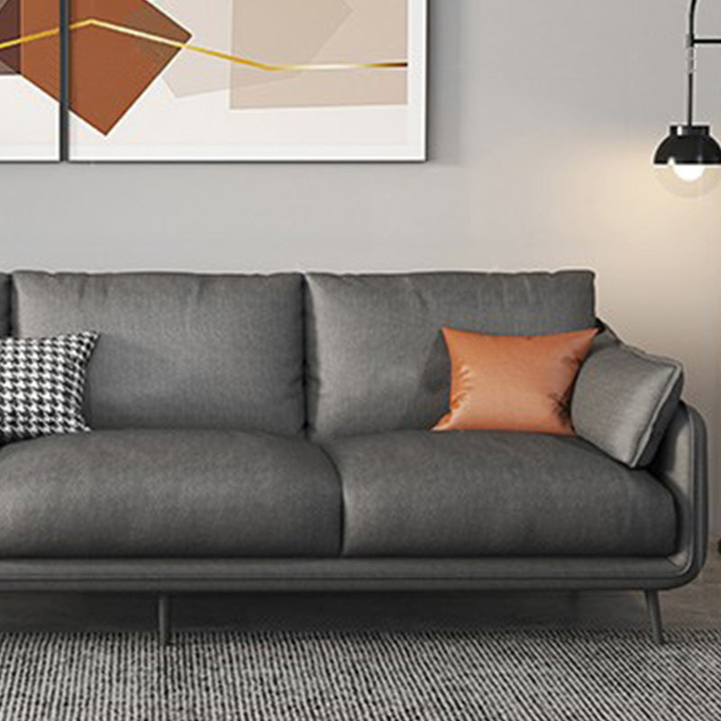 Stain Resistant Faux Leather Settee Furniture Charles Of London Sofa Clearhalo 'furn' 'furn_sofas' 'Furniture' 'furniture_sofas' 'kitchen' 'kitchen_sofas' 'Living Room Furniture' 'Sofa' 'sofas' 4804923