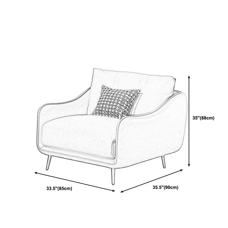 Stain Resistant Faux Leather Settee Furniture Charles Of London Sofa Clearhalo 'furn' 'furn_sofas' 'Furniture' 'furniture_sofas' 'kitchen' 'kitchen_sofas' 'Living Room Furniture' 'Sofa' 'sofas' 4804931