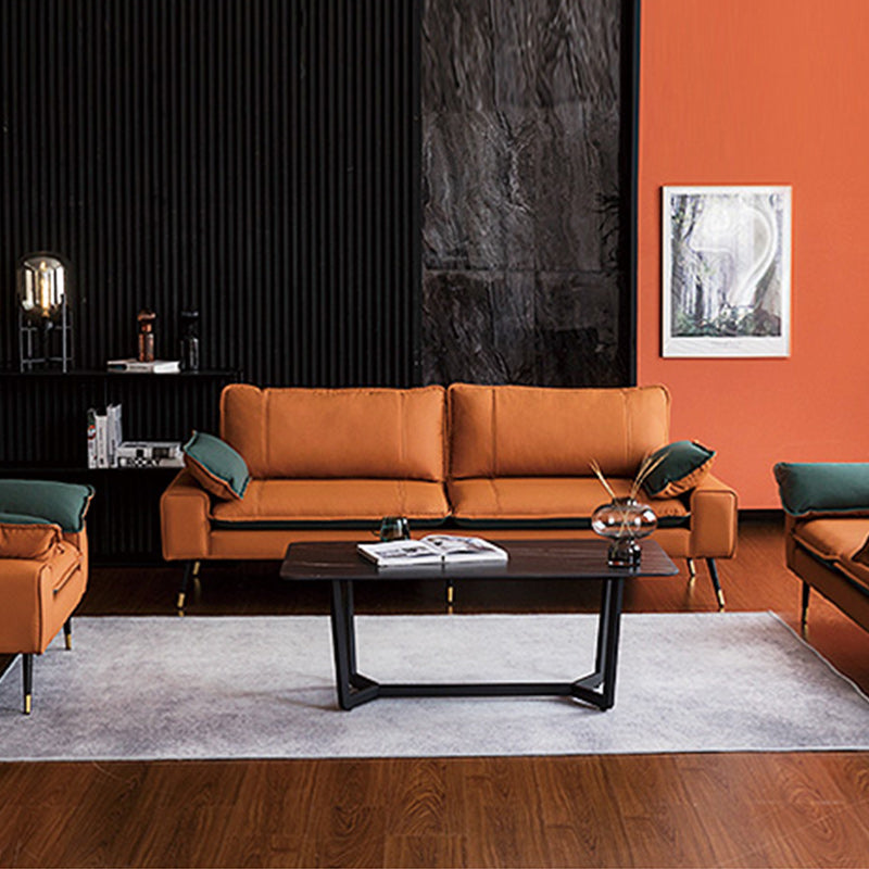 2-seater Bonus Room Square Arm Standard Cushions Modern Seating Clearhalo 'Furniture' 'furniture_sofas' 'kitchen' 'kitchen_sofas' 'Living Room Furniture' 'Sofa' 'sofas' 4804947