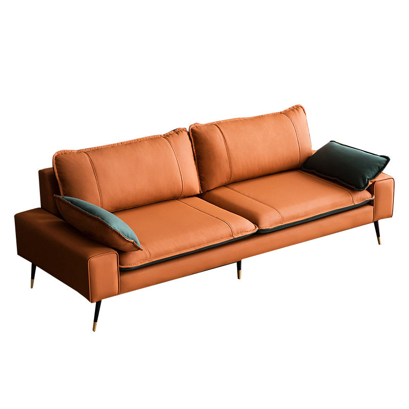 2-seater Bonus Room Square Arm Standard Cushions Modern Seating Clearhalo 'Furniture' 'furniture_sofas' 'kitchen' 'kitchen_sofas' 'Living Room Furniture' 'Sofa' 'sofas' 4804951