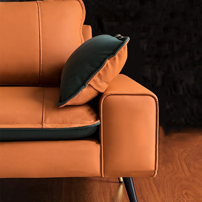 2-seater Bonus Room Square Arm Standard Cushions Modern Seating Clearhalo 'Furniture' 'furniture_sofas' 'kitchen' 'kitchen_sofas' 'Living Room Furniture' 'Sofa' 'sofas' 4804952